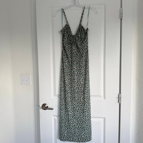 Z supply Melinda Ditsy Mini Print Maxi Dress Size L NWT - Picture 2 of 8